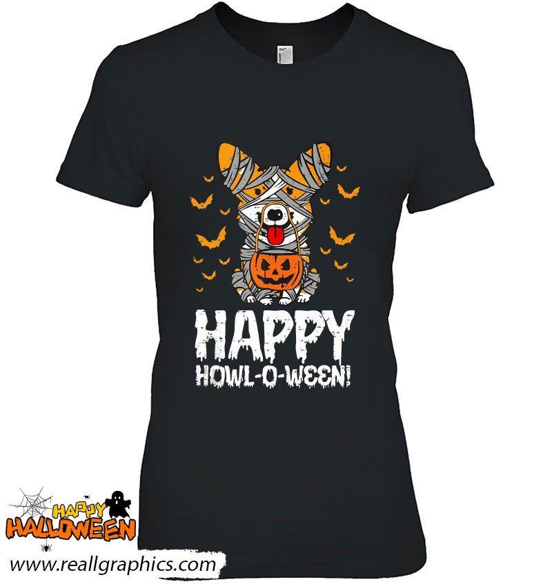 Welsh Corgi Witch Happy Howl O Ween Halloween Dog Lovers Shirt