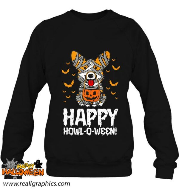 welsh corgi witch happy howl o ween halloween dog lovers shirt 807 k4icf