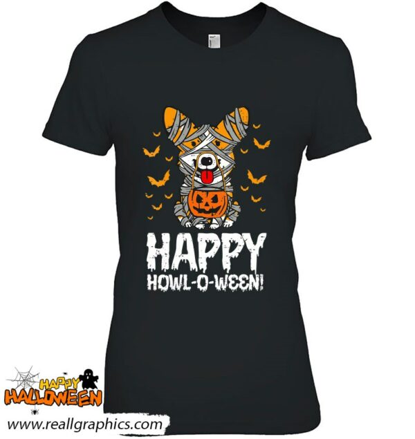 welsh corgi witch happy howl o ween halloween dog lovers shirt 825 worxb
