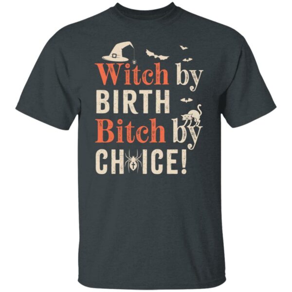 witch by birth bitch by choice funny halloween costume t shirt 2 xqvvn