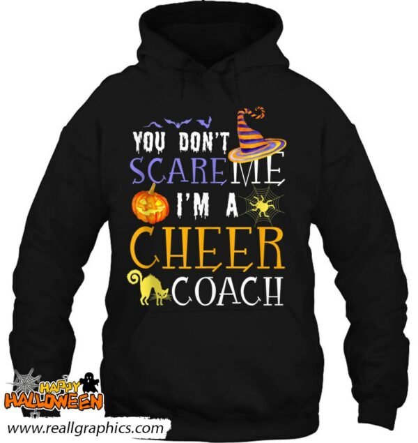 you dont scare me im a cheer coach halloween matching shirt 658 ip865