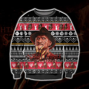 a nightmare on elm street ugly christmas sweater 3d 2022 1 ts7hrs