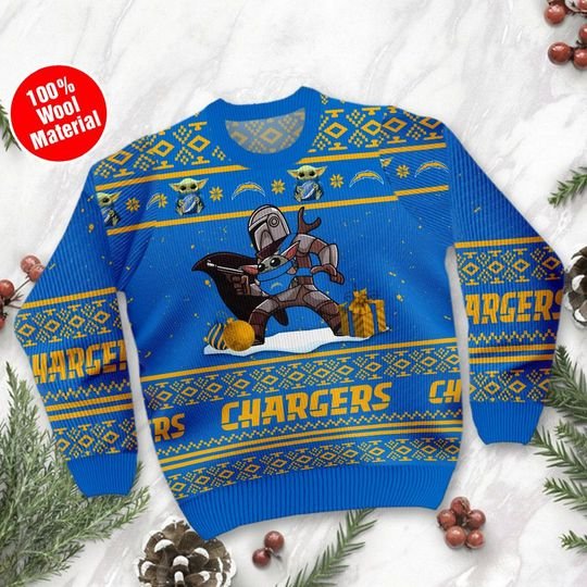 la chargers ugly christmas sweater