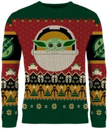 baby yoda grogu ugly christmas sweater 1 fwladi