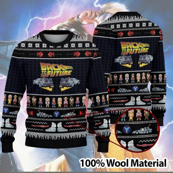 back to the future christmas ugly sweater 1 qtjnip