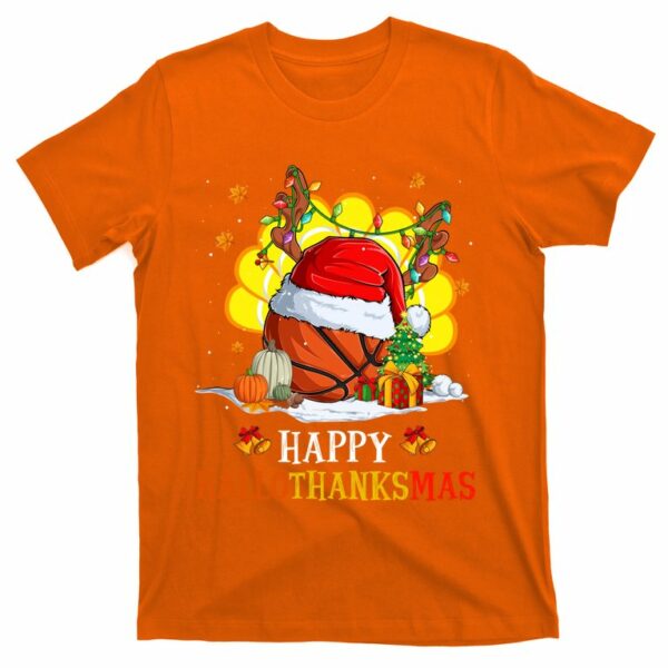 basketball halloween thanksgiving xmas happy hallothanksmas t shirt 6 azft4g