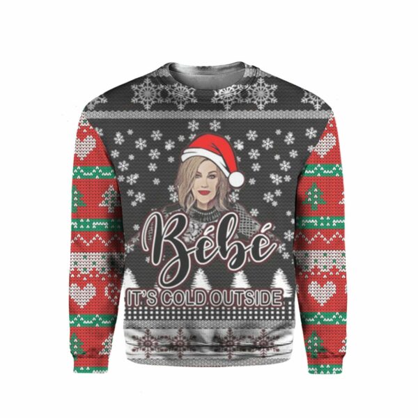 bebe its cold outside sweater ugly christmas 1 jxbnur