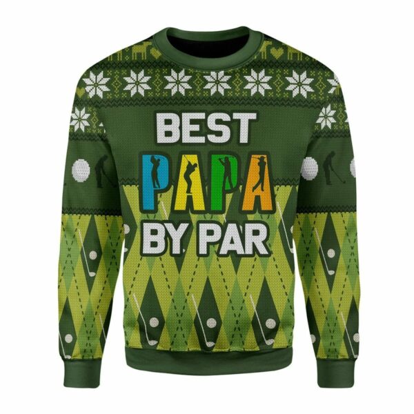 best papa by par ugly christmas ugly christmas sweatshirt sweater 1 id60kp