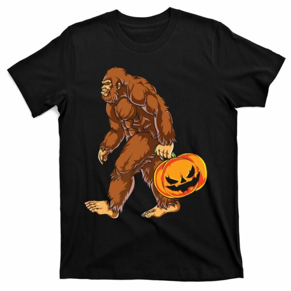 bigfoot witch pumpkin halloween t shirt 1 pngm4s