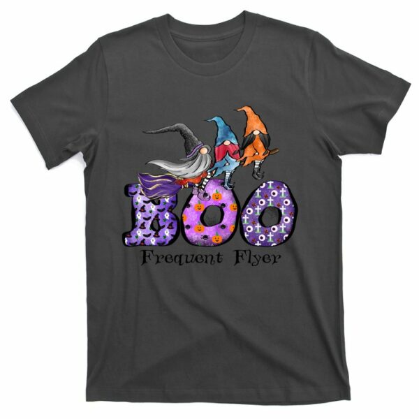 boo frequent flyer gnome halloween t shirt 2 m90vaj