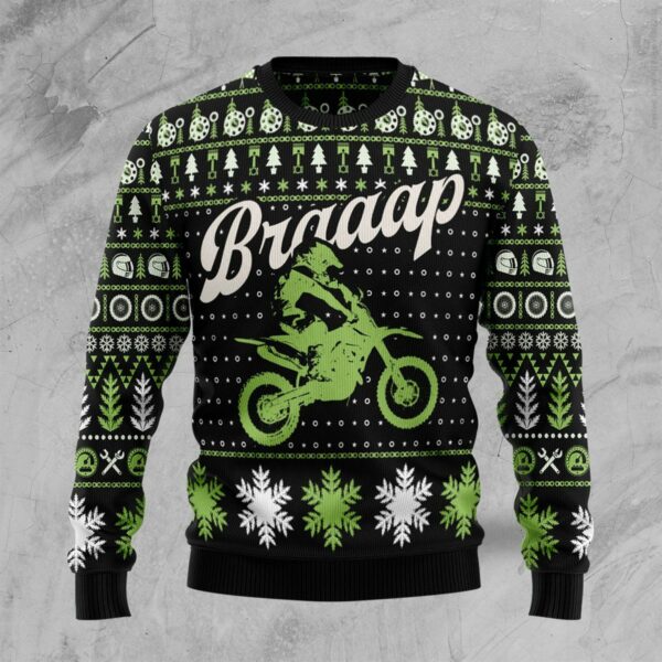 braaap moto ugly christmas sweatshirt sweater 1 xbxebf