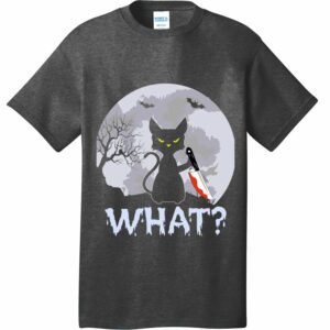 cat what murderous black cat with knife halloween gift t shirt 2 goijiu
