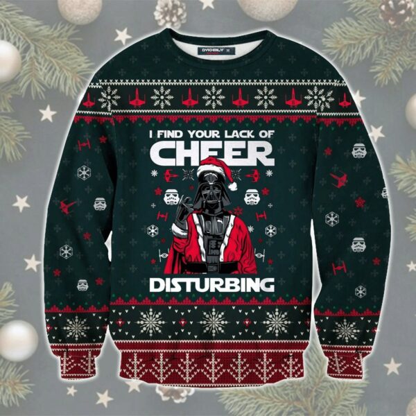 cheer disturbing christmas ugly sweater 1 pj1mwt