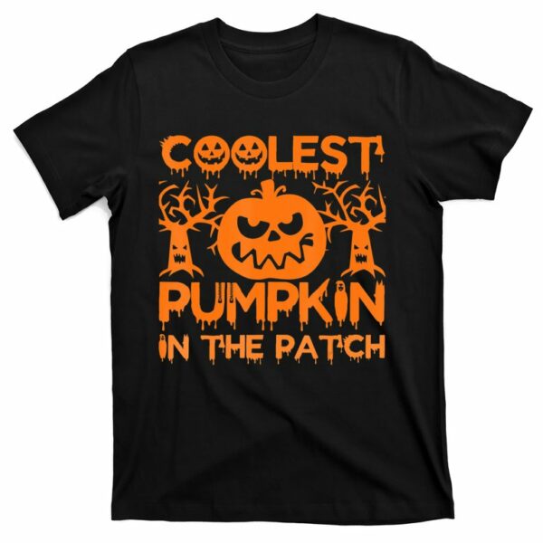 coolest pumpkin in the patch thanksgiving halloween party t shirt 1 e54kgl