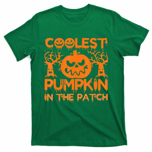coolest pumpkin in the patch thanksgiving halloween party t shirt 3 arpedc