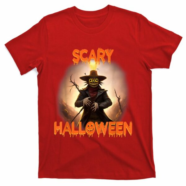 creepy scary terrifying macabre scarecrow happy halloween t shirt 7 m1a37c