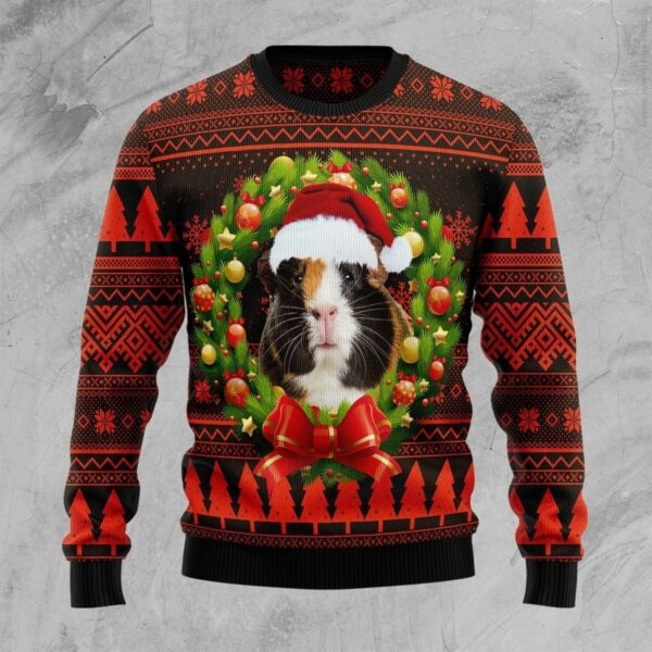 cute guinea pig ugly christmas sweatshirt sweater 1 jozobe