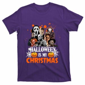 funny horror movies characters halloween is my christmas t shirt 4 mlads8