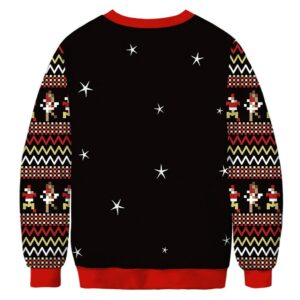 funny santa and jesus ugly christmas sweater 3 dl1dl2