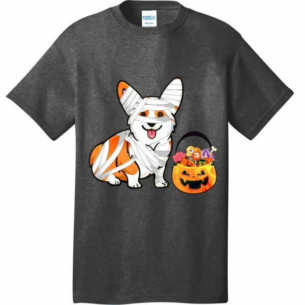 halloween costume welsh corgi mummy dog lover t shirt 2 uersdu
