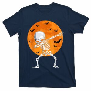 halloween dabbing skeleton costume t shirt 4 zpfm8p