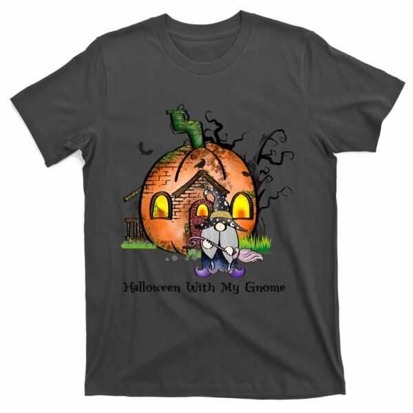 halloween with my gnome pumpkin halloween t shirt 2 ghhvdz