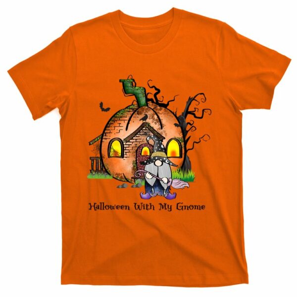 halloween with my gnome pumpkin halloween t shirt 4 ybufk3