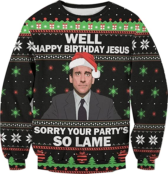 happy birthday jesus funny ugly christmas sweater 2022 1 bvayfr