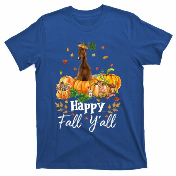 happy fall yall horse thanksgiving horse lover halloween t shirt 2 yuet1k