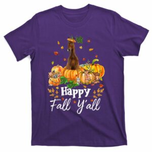 happy fall yall horse thanksgiving horse lover halloween t shirt 5 hxj9hm