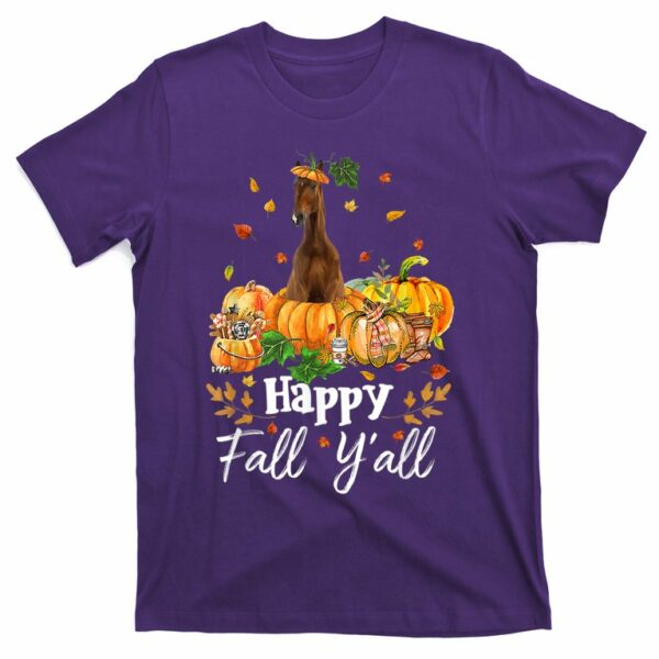 happy fall yall horse thanksgiving horse lover halloween t shirt 5 hxj9hm