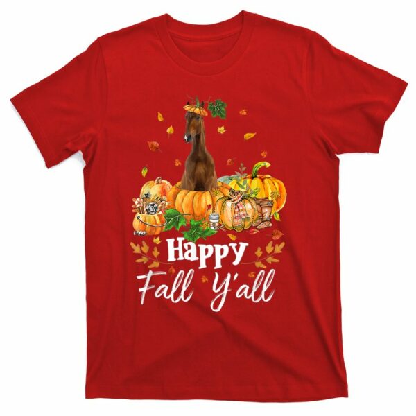 happy fall yall horse thanksgiving horse lover halloween t shirt 6 qwktrz