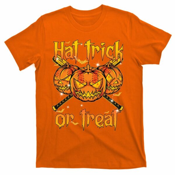 hat trick or treat scary pumpkin halloween hockey gift t shirt 6 vqdari