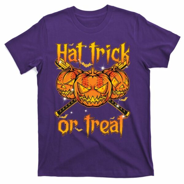 hat trick or treat scary pumpkin halloween hockey gift t shirt 7 cgxwgo