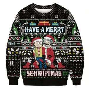 have a merry schwiftmas woolen ugly sweatshirt 2 rltd1i