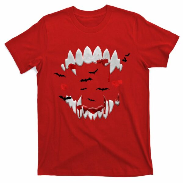 horror wolf dog vampire monster teeth costume halloween t shirt 7 sszqcw