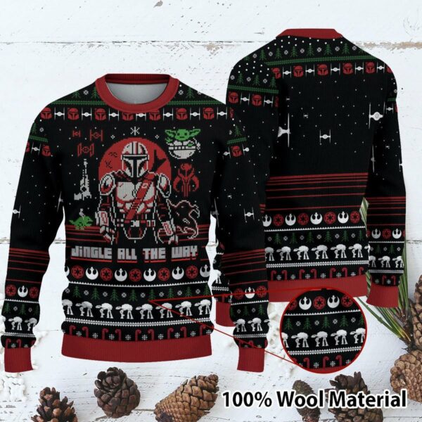 jingle all the way ugly christmas sweater 1 d0lifu