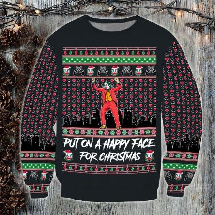 joker movie ugly christmas sweater 1 bvlvpz