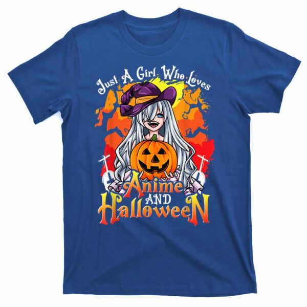 just a girl who loves anime and halloween witch pumpkin t shirt 2 ujngki