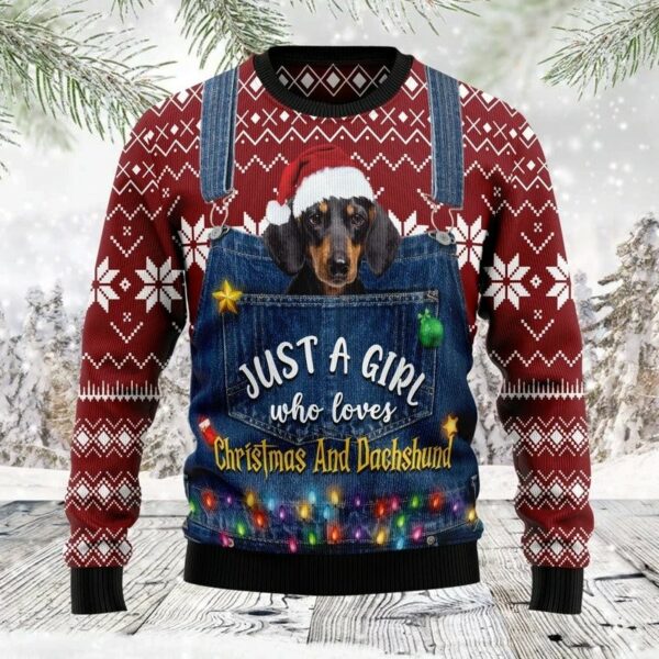 just a girl who loves christmas and dachshund ugly sweater 1 xpr8np