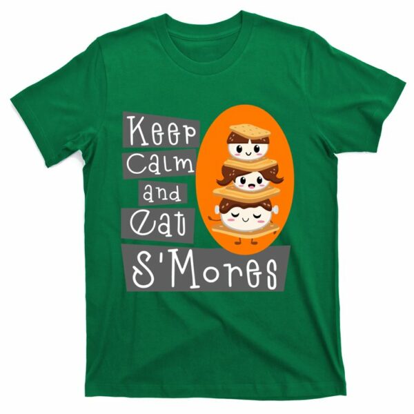keep calm and eat smores thanksgiving gift t shirt 3 n6ezqg