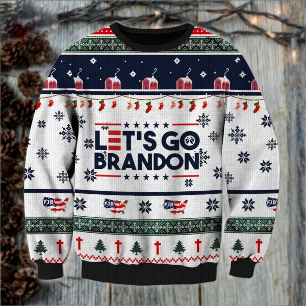 let s go brandon fjb ugly christmas sweater sweatshirt 1 vvvvsv