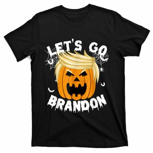 lets go brandon trump pumpkin trumpkin halloween costume t shirt 1 nf4e3v