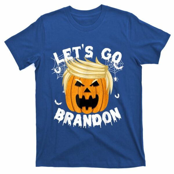lets go brandon trump pumpkin trumpkin halloween costume t shirt 4 peoe7b