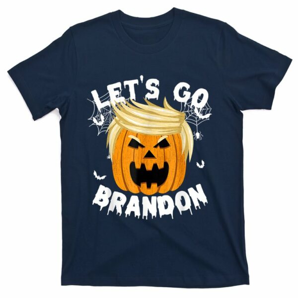 lets go brandon trump pumpkin trumpkin halloween costume t shirt 5 pgqdqo