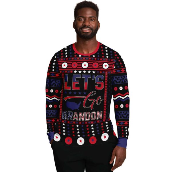 lets go brandon ugly christmas sweater 2 ovawc6