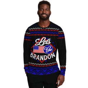 lets go brandon ugly christmas sweater sweatshirt 2 uastbi