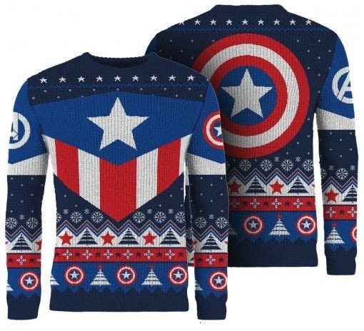 marvel captain america ugly sweater christmas 1 ehpatk