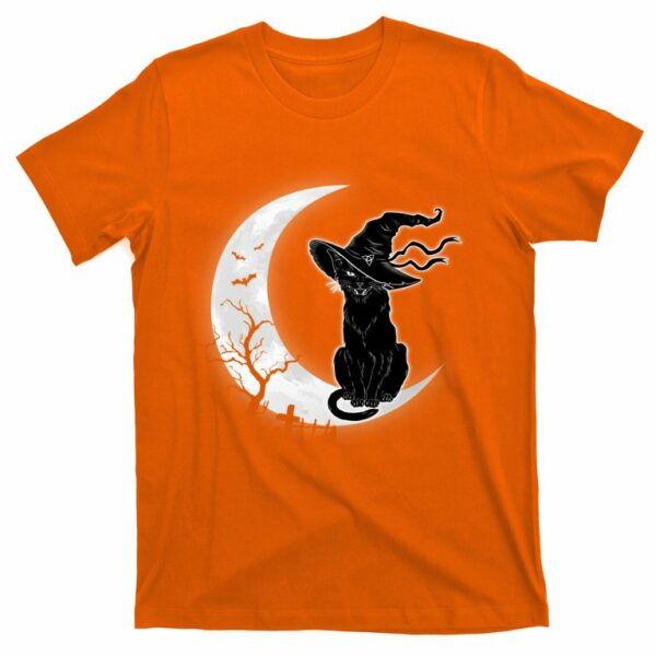 moon halloween scary black cat costume witch hat t shirt 6 tiw6cf
