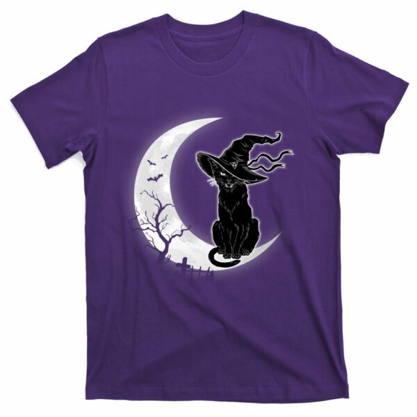 moon halloween scary black cat costume witch hat t shirt 7 viyu1b